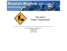 Tablet Screenshot of mountainwireless.com